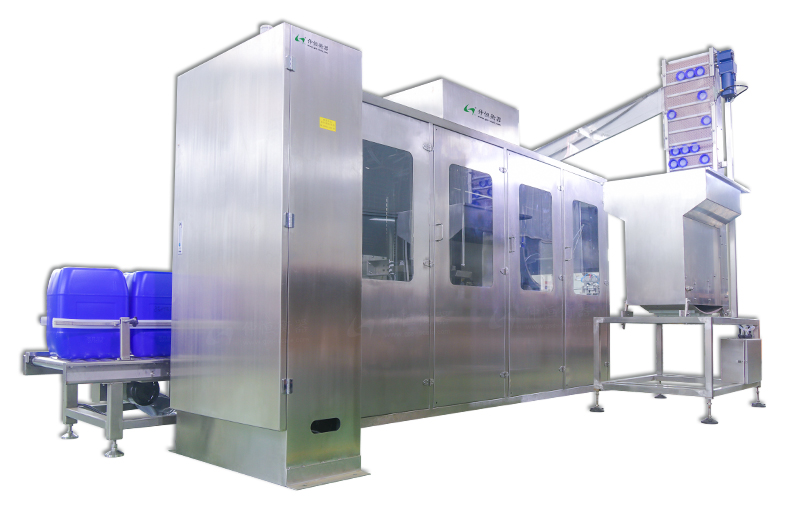 GAF-30L2MHA自动灌装生产线实机展示