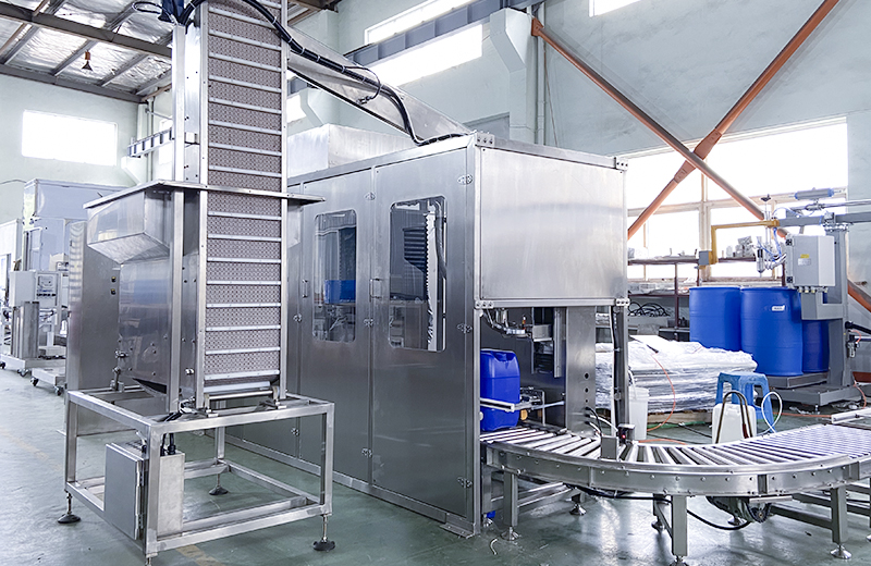 GAF-30L2MHA自动灌装生产线工厂实拍