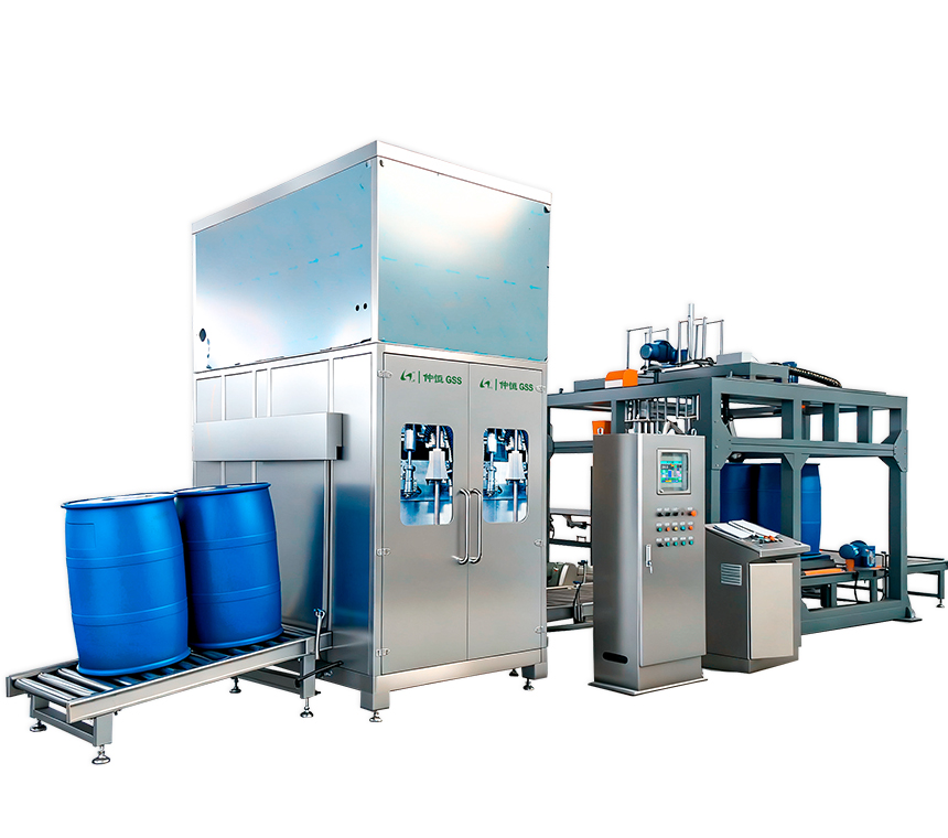 200L双头自动寻口灌装线