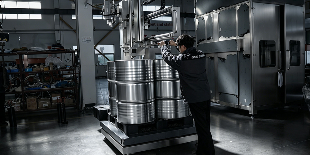 2GAF-1500L吨桶液下式灌装机-兼容200L桶操作演示2