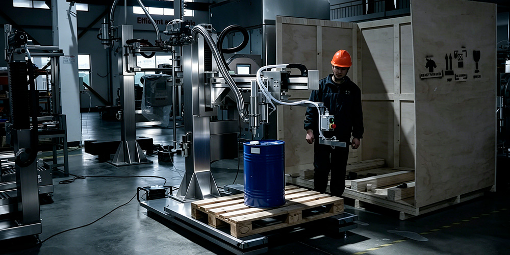 GAF-1500S-Ex U型秤吨桶灌装机3